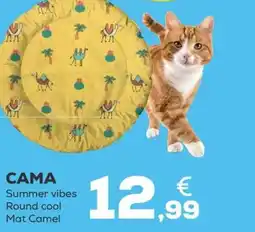 Kiwoko Cama summer vibes round cool mat camel oferta