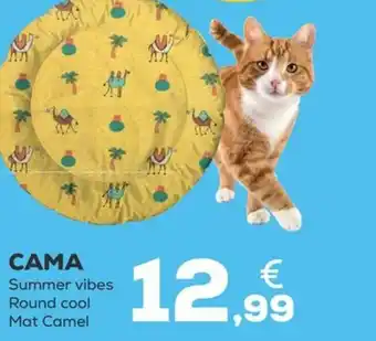 Kiwoko Cama summer vibes round cool mat camel oferta