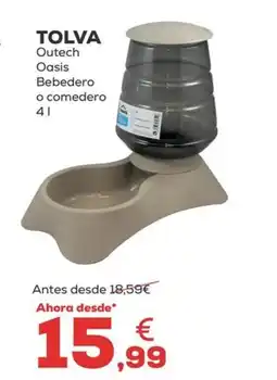 Kiwoko Tolva outech oasis bebedero o comedero oferta