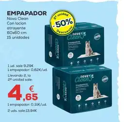 Kiwoko EMPAPADOR Nova Clean Con locion atrayente oferta