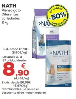 Kiwoko NATH Pienso gato Diferentes variedades oferta