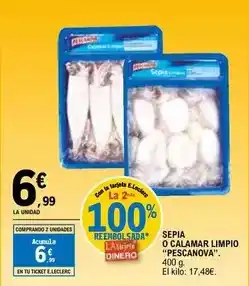 E.Leclerc Pescanova - sepia o calamar limpio oferta