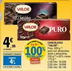 E.Leclerc Valor - chocolates oferta