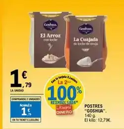 E.Leclerc Goshua - postres oferta