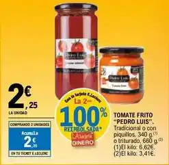 E.Leclerc Pedro luís - tomate frito oferta