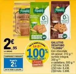 E.Leclerc Florbu - galletas desayuno oferta