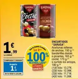 E.Leclerc Sarasa - encurtidos oferta