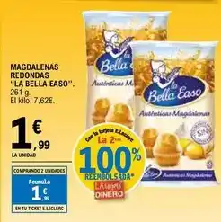 E.Leclerc La bella easo - magdalenas redondas oferta