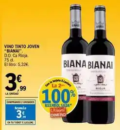 E.Leclerc Vino tinto joven oferta