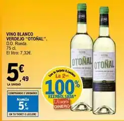 E.Leclerc Otoñal - vino blanco verdejo oferta