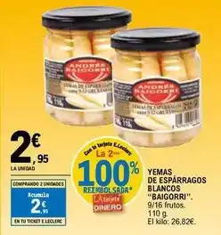 E.Leclerc Baigorri - yemas de esparragos blancos oferta