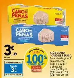E.Leclerc Cabo de peñas - atun claro oferta