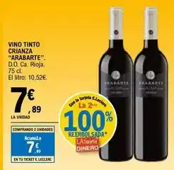 E.Leclerc Arabarte - vino tinto crianza oferta