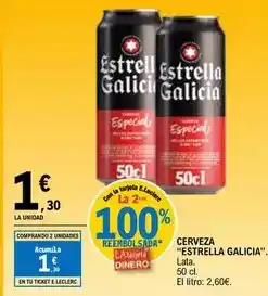 E.Leclerc Estrella galicia - cerveza oferta
