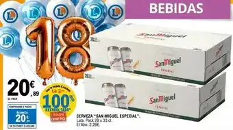 E.Leclerc San miguel - cerveza oferta