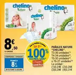 E.Leclerc Chelino - pañales nature oferta