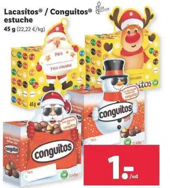 Lidl Lacasitos/Conguitos estuche 45g oferta