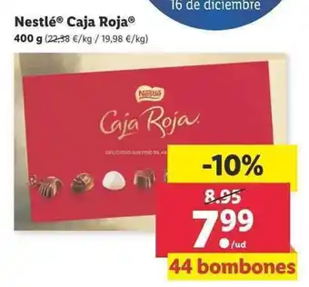 Lidl Nestle Caja Roja 400g oferta