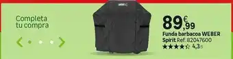 Leroy Merlin Weber - funda barbacoa spirit oferta