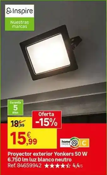 Leroy Merlin Home - proyector exterior oferta
