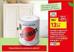 Leroy Merlin Titanlux - esmalte al agua multi superficio estinado oferta
