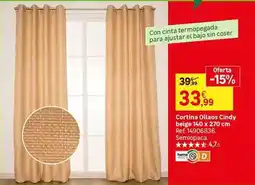 Leroy Merlin Home - cortina ollas cindy beige oferta