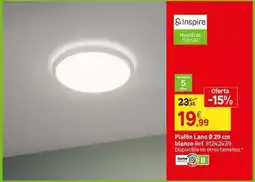 Leroy Merlin Blanco - plafon lano 29 cm refs oferta