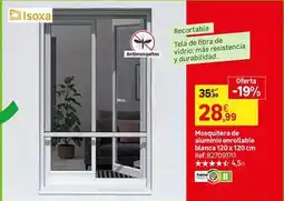Leroy Merlin Home - mosquitera de aluminio enrollable blanca oferta