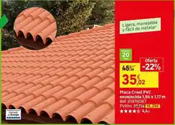 Leroy Merlin Pvc - placa creol pvc envejecidad oferta