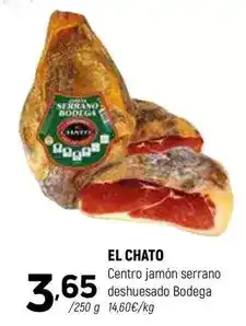 Coviran El chato - centro jamón serrano deshuesado bodega oferta