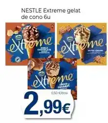 Keisy Nestlé - extreme gelat de cono 6u oferta