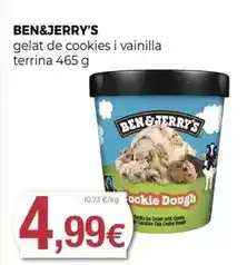 Keisy Ben & jerry's - gelat de cookies i vainilla oferta