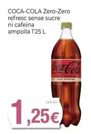 Keisy Coca-cola - zero-zero refresc sense sucre ni cafeina ampolla oferta
