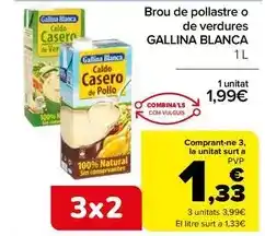 Andorra 2000 Gallina blanca - brou de pollastre o de verdures oferta