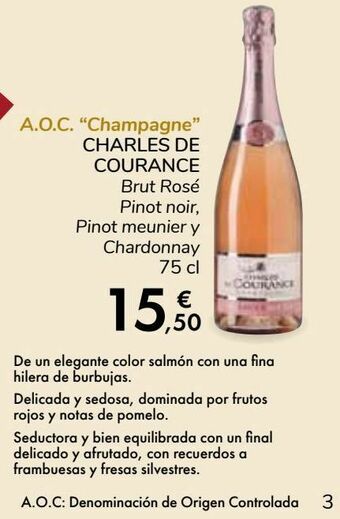 Carrefour A.o.c. "champagne" charles de courance oferta