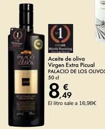 Aceite de oliva virgen extra picual palacio de los olivos