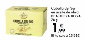 Carrefour Caballa del sur en aceite de oliva de nuestra tierra oferta