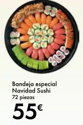 Carrefour Bandeja especial navidad sushi oferta