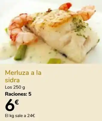 Carrefour Merluza a la sidra oferta