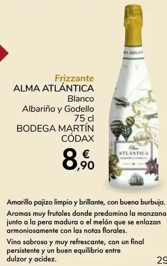 Carrefour Frizzante alma atlántica blanco albariño y godello bodega martín códax oferta