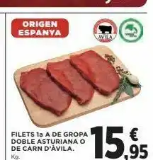 Nespresso Origen espanya avia filets 1a a de gropa doble asturiana o de carn d'àvila. 15,95 ko oferta