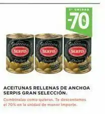 Nespresso Aceitunas rellenas de anchoa serpis oferta