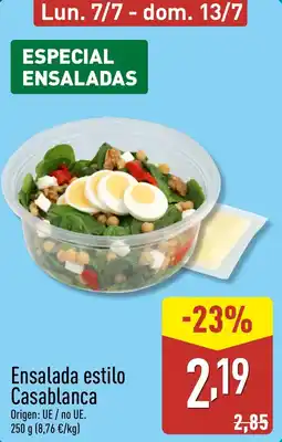 ALDI Ensalada estilo Casablanca oferta