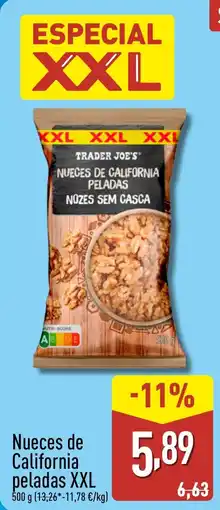 ALDI Nueces de California peladas XXL oferta