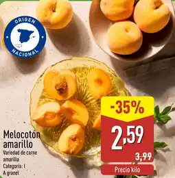 ALDI Melocotón amarillo oferta