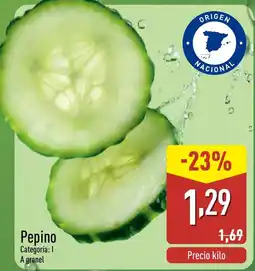ALDI Pepino oferta