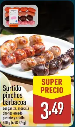 ALDI Surtido pinchos barbacoa oferta