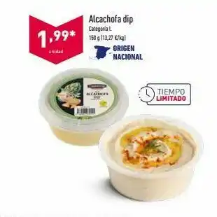 ALDI Alcachofas origen oferta