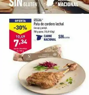 ALDI Cordero lechal special oferta