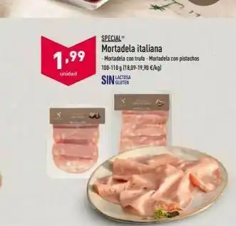 ALDI Mortadela italiana special oferta